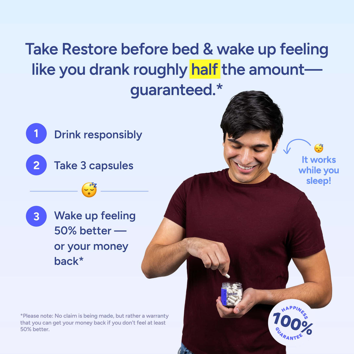 Cheers® Restore (12 doses/36 capsules) Cheers®